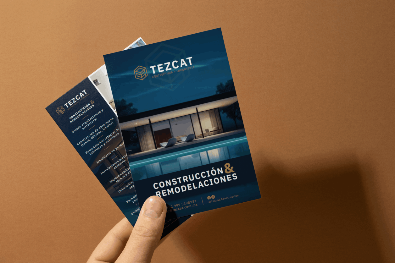 Tezcat Diseño y Construcción Flyer
